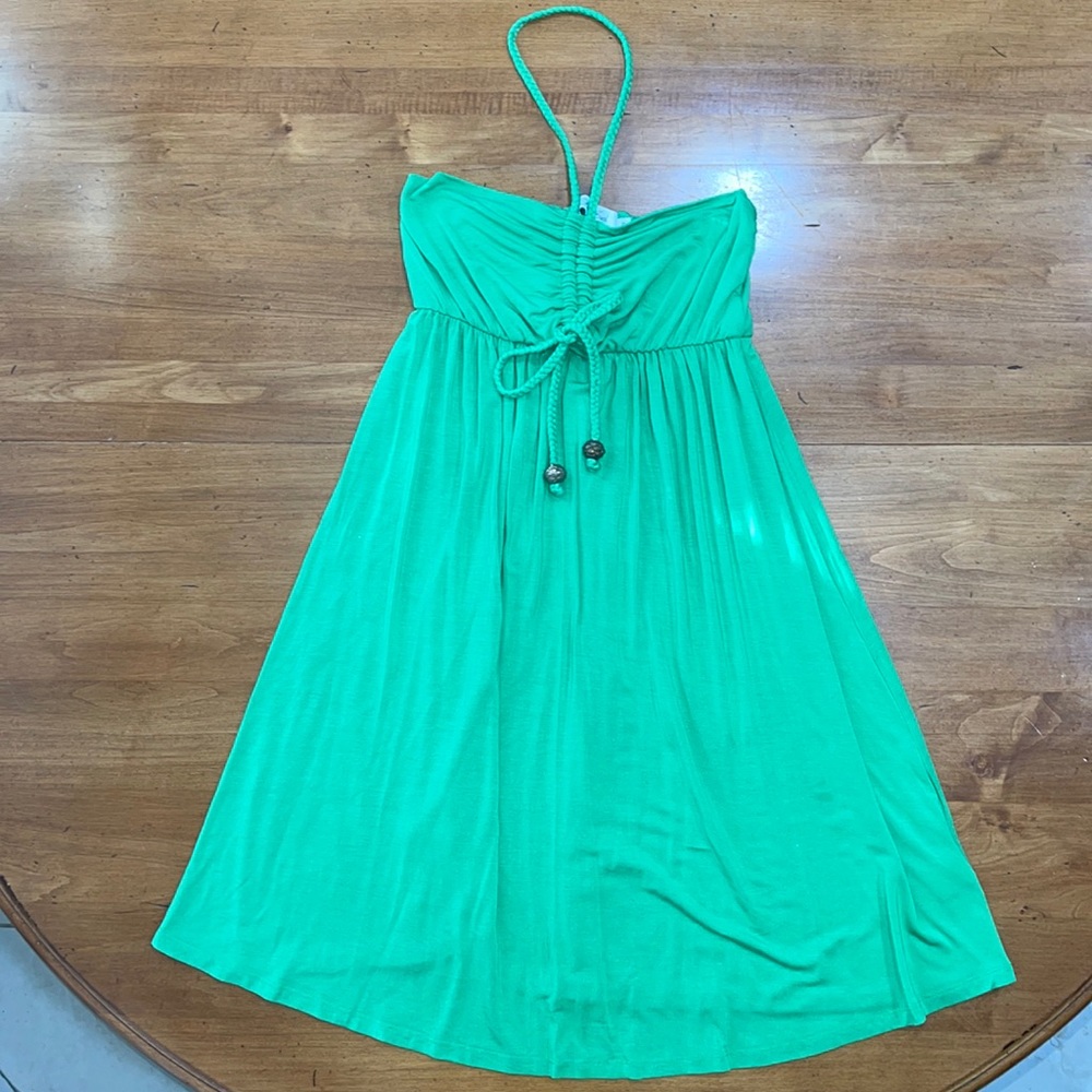 For Joseph halter/strapless mini dress.